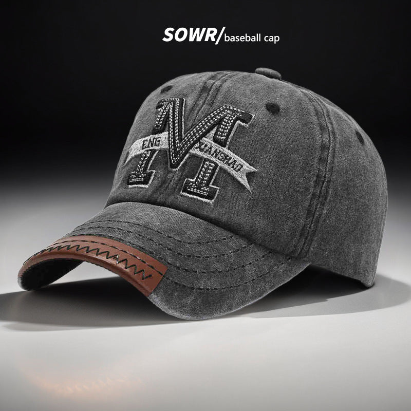 Wholesale Embroidered Distressed Denim Baseball Cap Fashion Accessory Party Cap