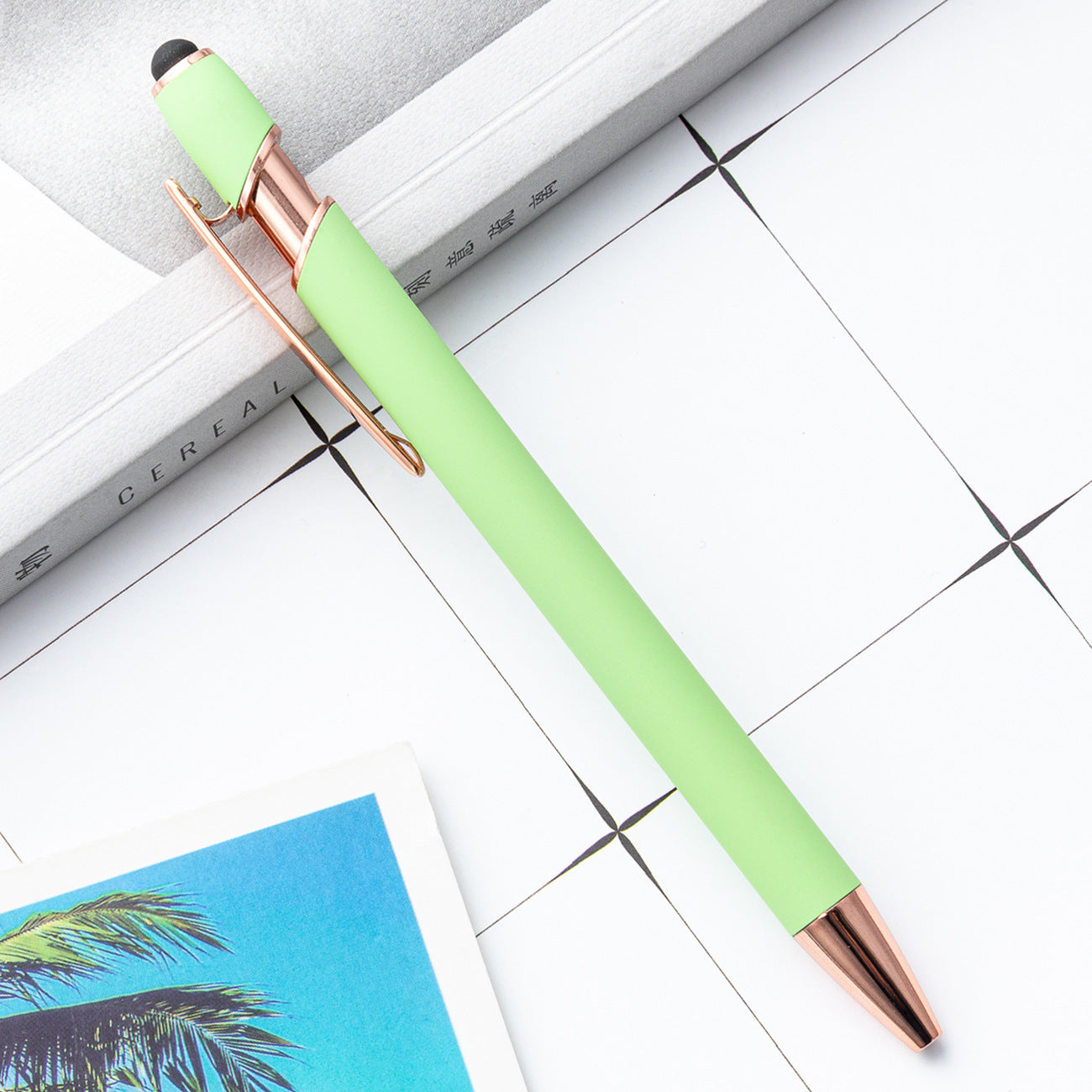 Wholesale Aluminum Rod Push Metal Medium Oil Pen Ballpoint Pens ACC-PN-HuaH049