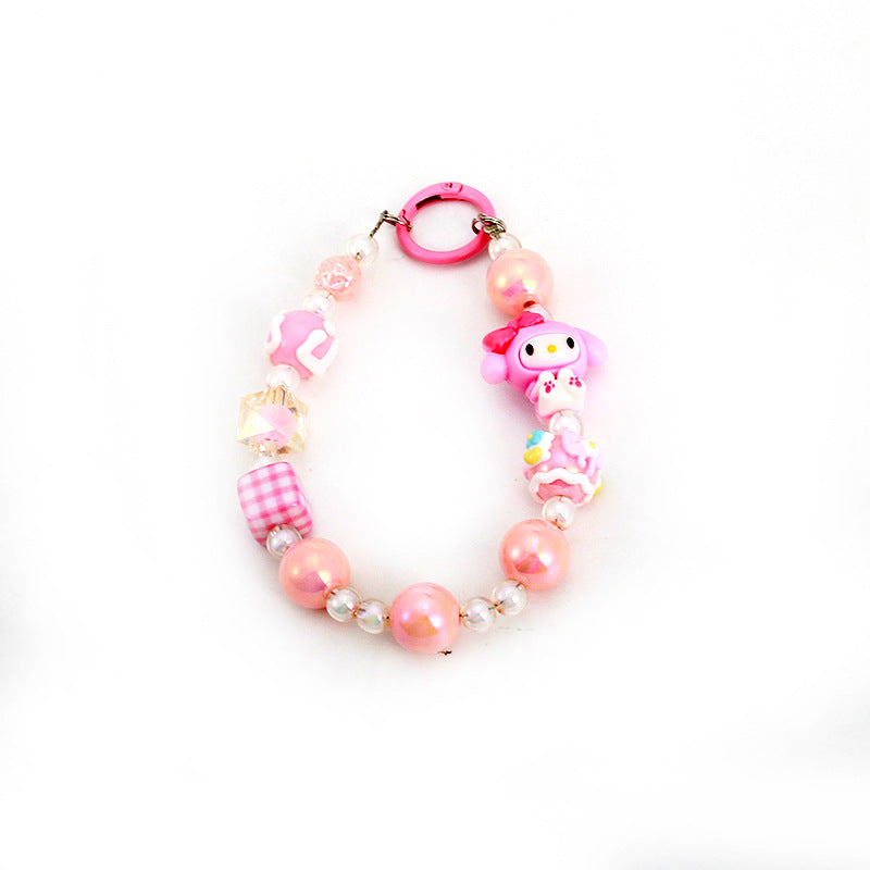 Wholesale cartoon hand-painted beaded Keychains  ACCVIP