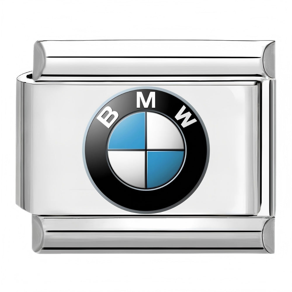 Wholesale 10pcs Italian Charm Bracelet 9mm DIY Splicing Car Logo Heart Moon Stainless Steel Composable Bracelet