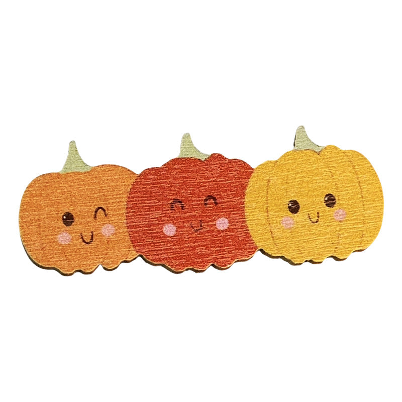 Wholesale 2pcs Thanksgiving Children' s Cute Hairpins Pumpkin Turkey Festive  Hair Clips