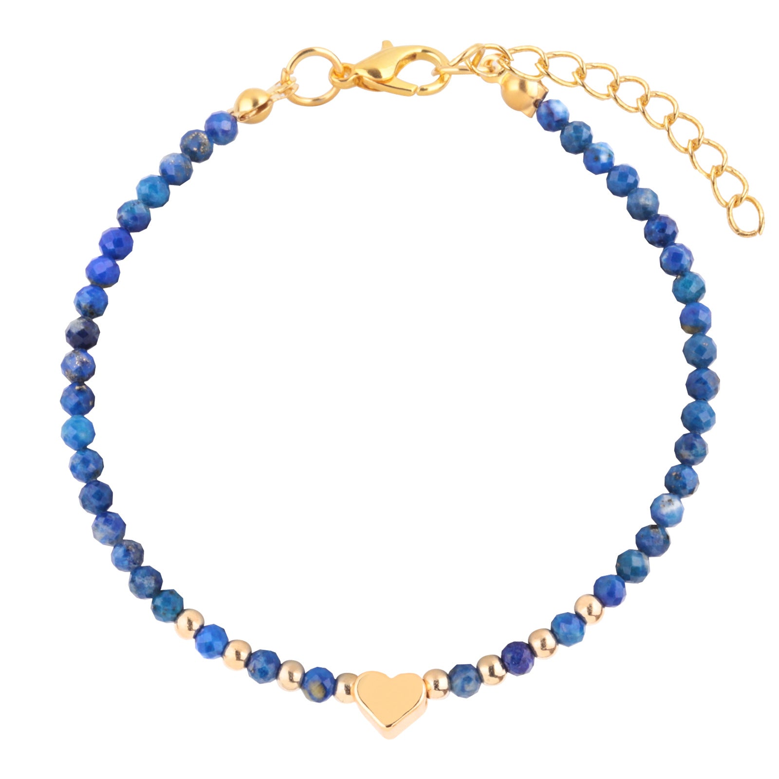 Wholesale  Love Bracelet Gold Plated Adjustable Crystal Beads Bracelet