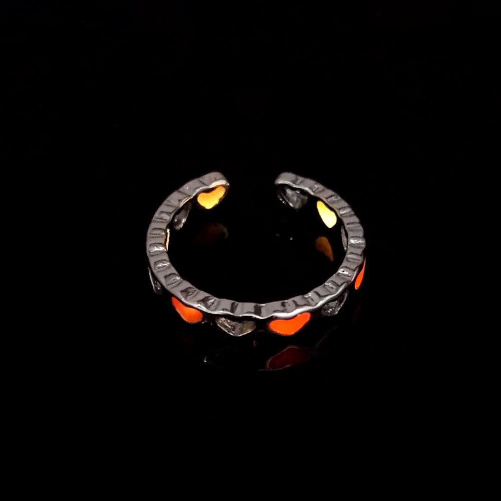 Wholesale  luminous love adjustable jewelry ring