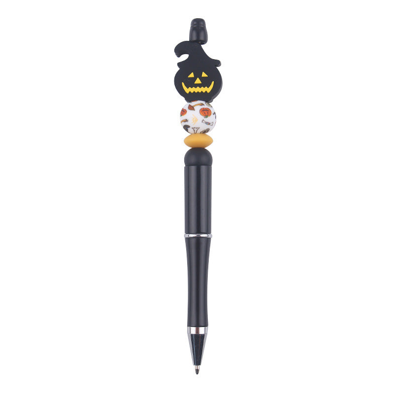 Wholesale Beaded Pen DIY Cartoon Christmas Silicone Beaded Pen