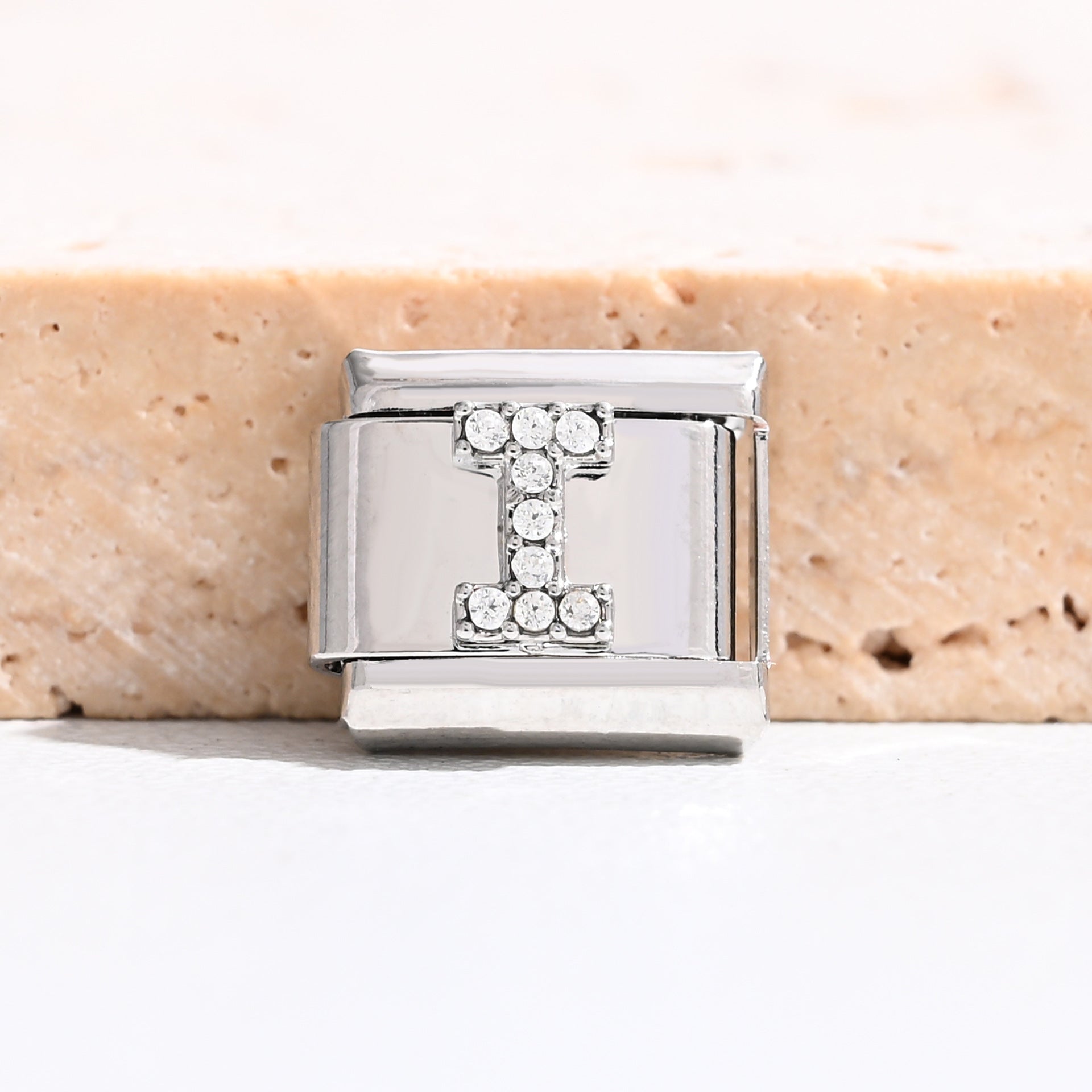 Wholesale 9mm Italian Charm Starter Bracelets DIY Letter Stainless Steel Composable Bracelet