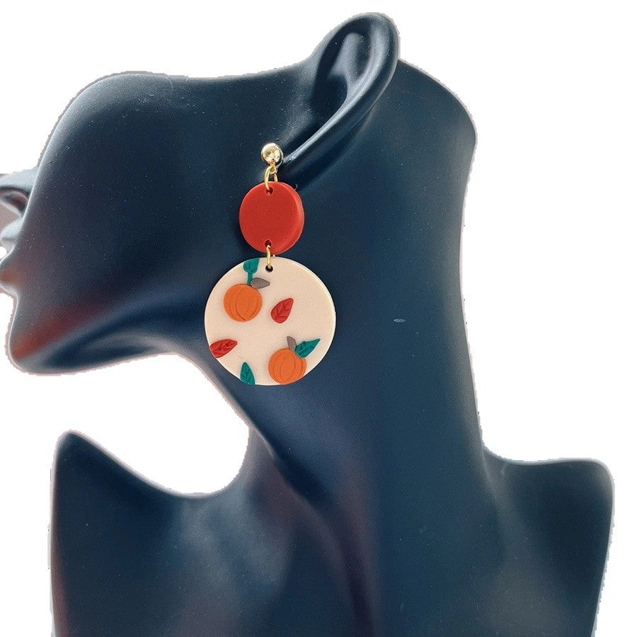 Wholesale Halloween Series Soft clay Earrings