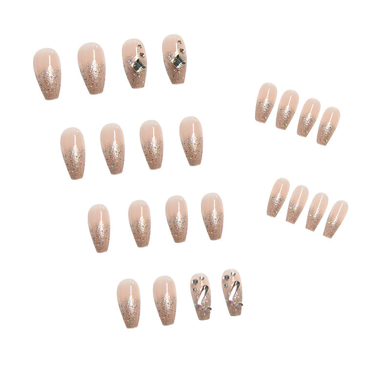 Wholesale 24 Pieces/box Flashing Cat Eye Nails Kits Nail Stickers