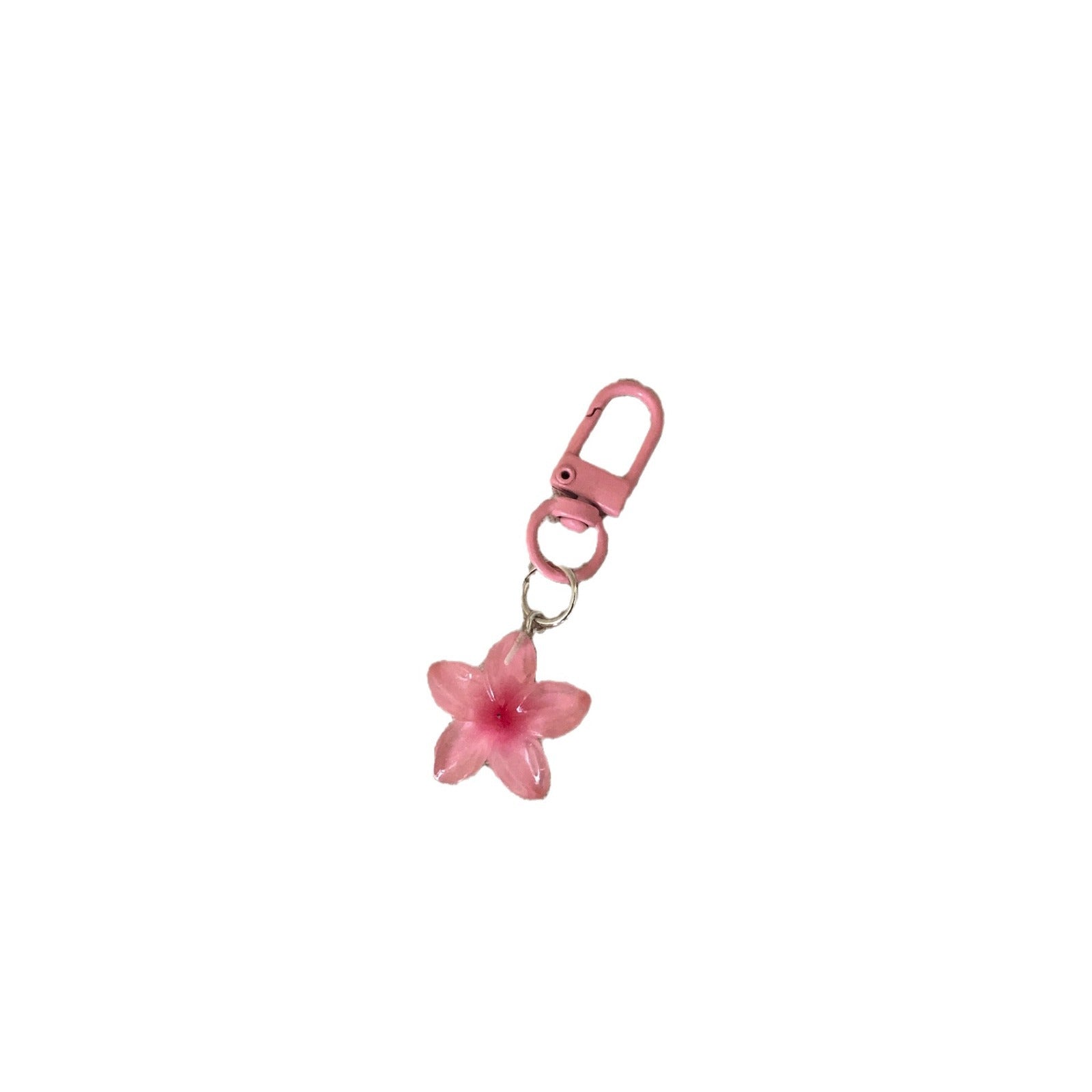 Wholesale Resin Keychain Pendant,  Transparent Purple Trendy Accessory for Bags and Keys