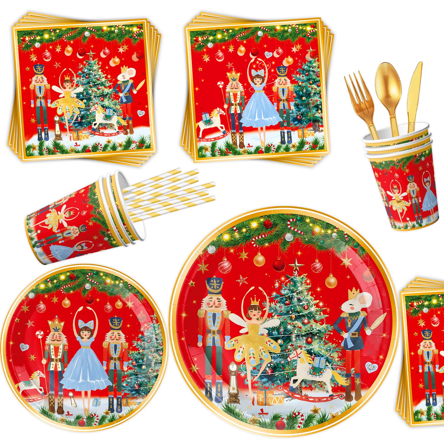 Wholesale Christmas red nutcracker props