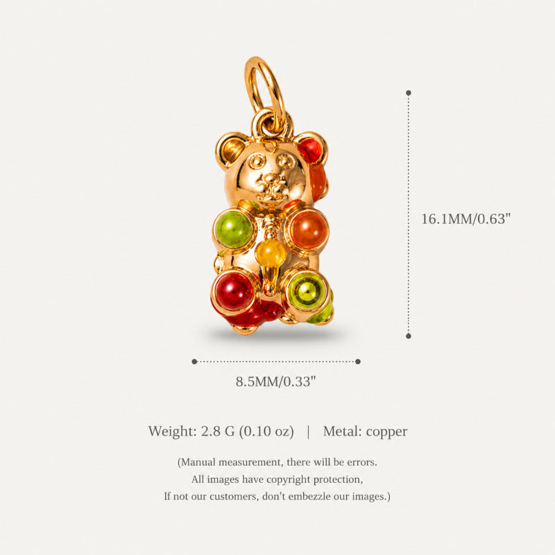 Wholesale Eco Friendly Copper Food Shaped Charms Stylish Fruit Vegetable Pendant For DIY Earrings Bag Charm Keychain Resale