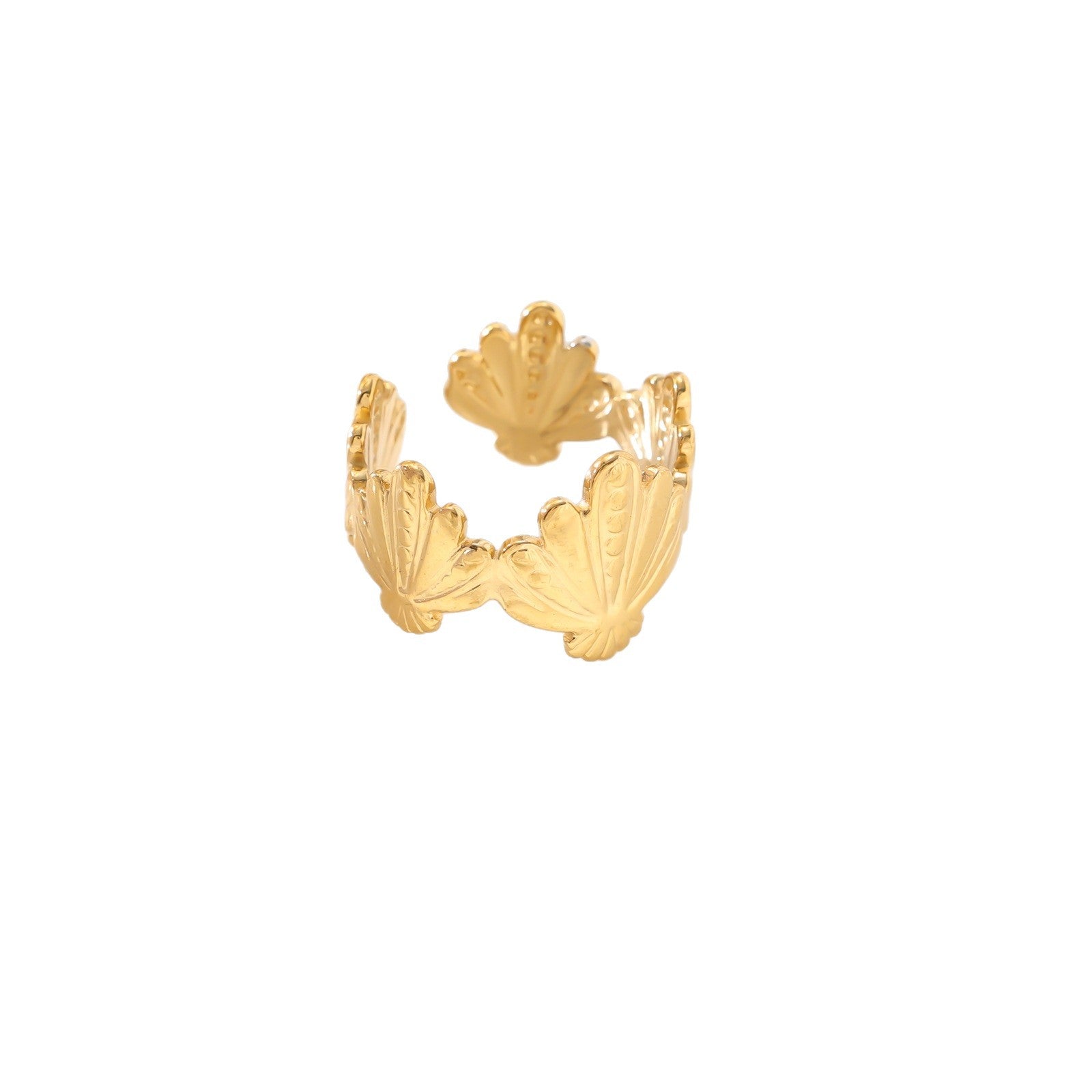 Wholesale Stainless steel openwork adjustable ring