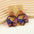 Wholesale Sports Sunflower Flower Baseball Bow Leather Wooden  Earrings