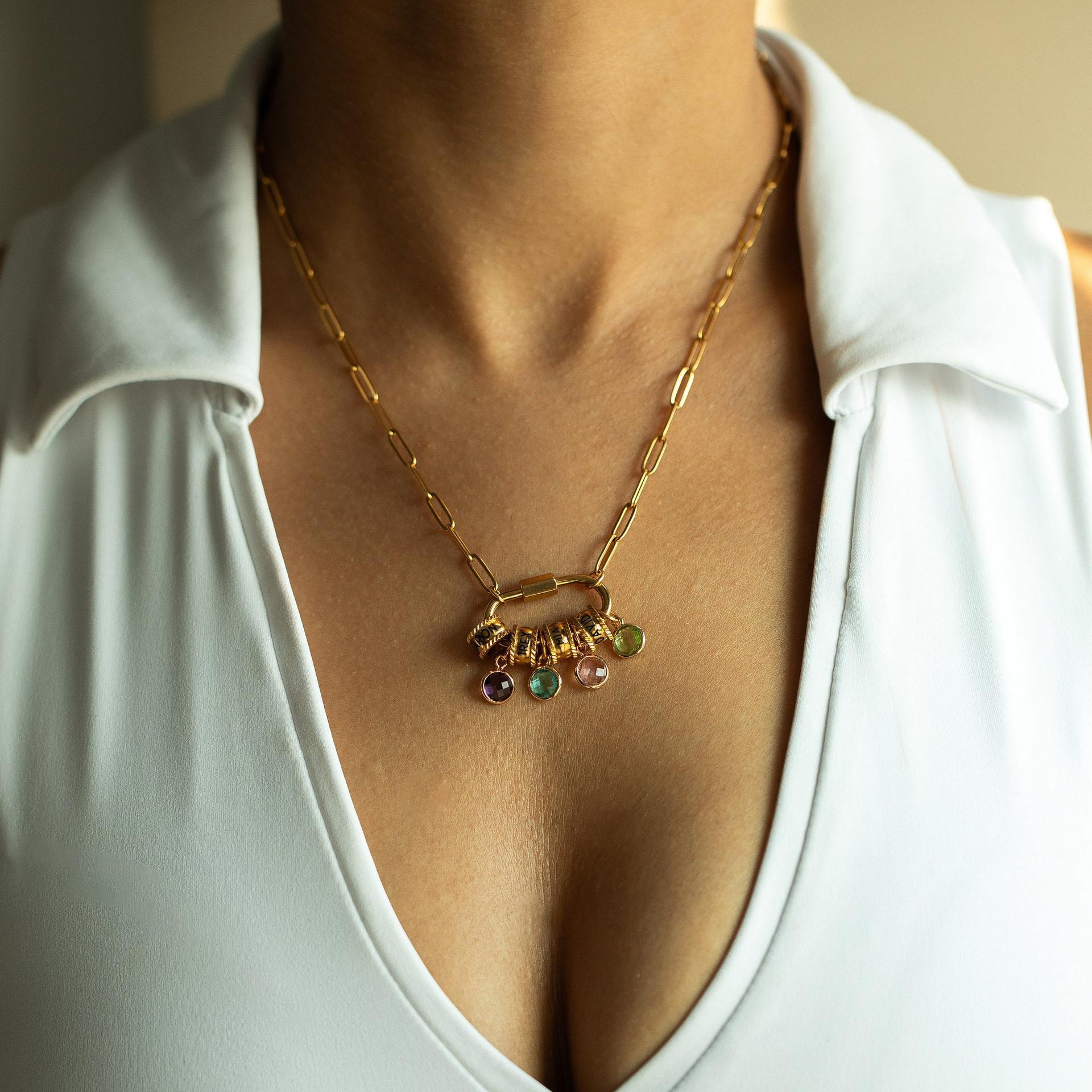 Wholesale Stainless Steel December Zirconium Birthstone Pendant Personality Necklace