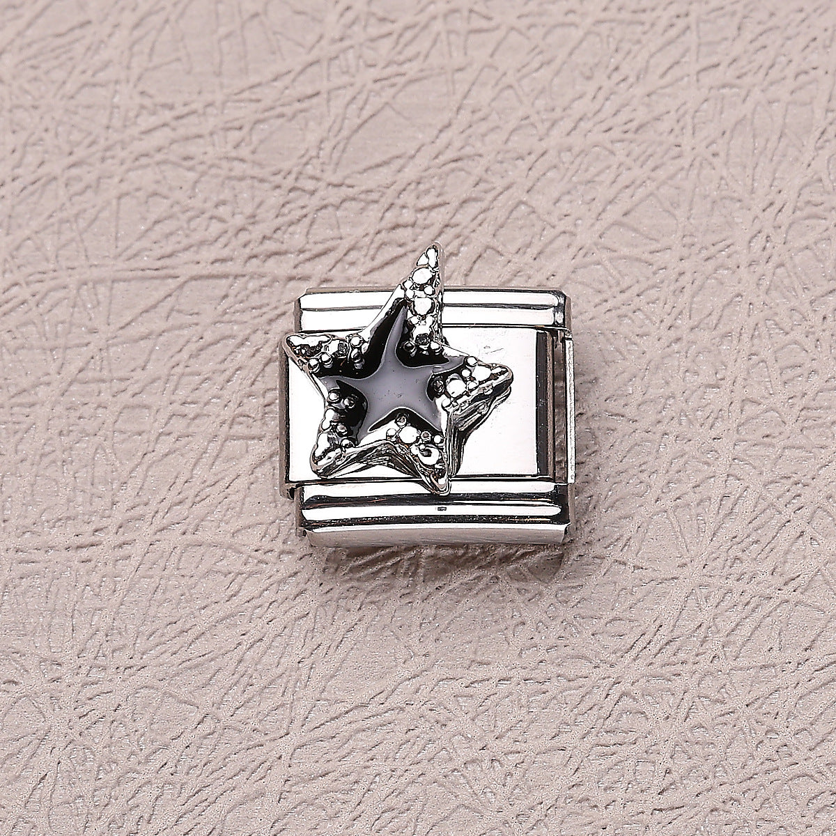 Pulsera de encanto italiano de 10 piezas al por mayor de 9 mm Diy Spliting Butterfly Ladybug Acero inoxidable Pulsero compuesto