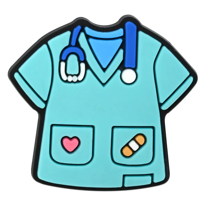 Wholesale Random 100pcs Medical Series Cartoon Shoe Accessories Shoe Charms