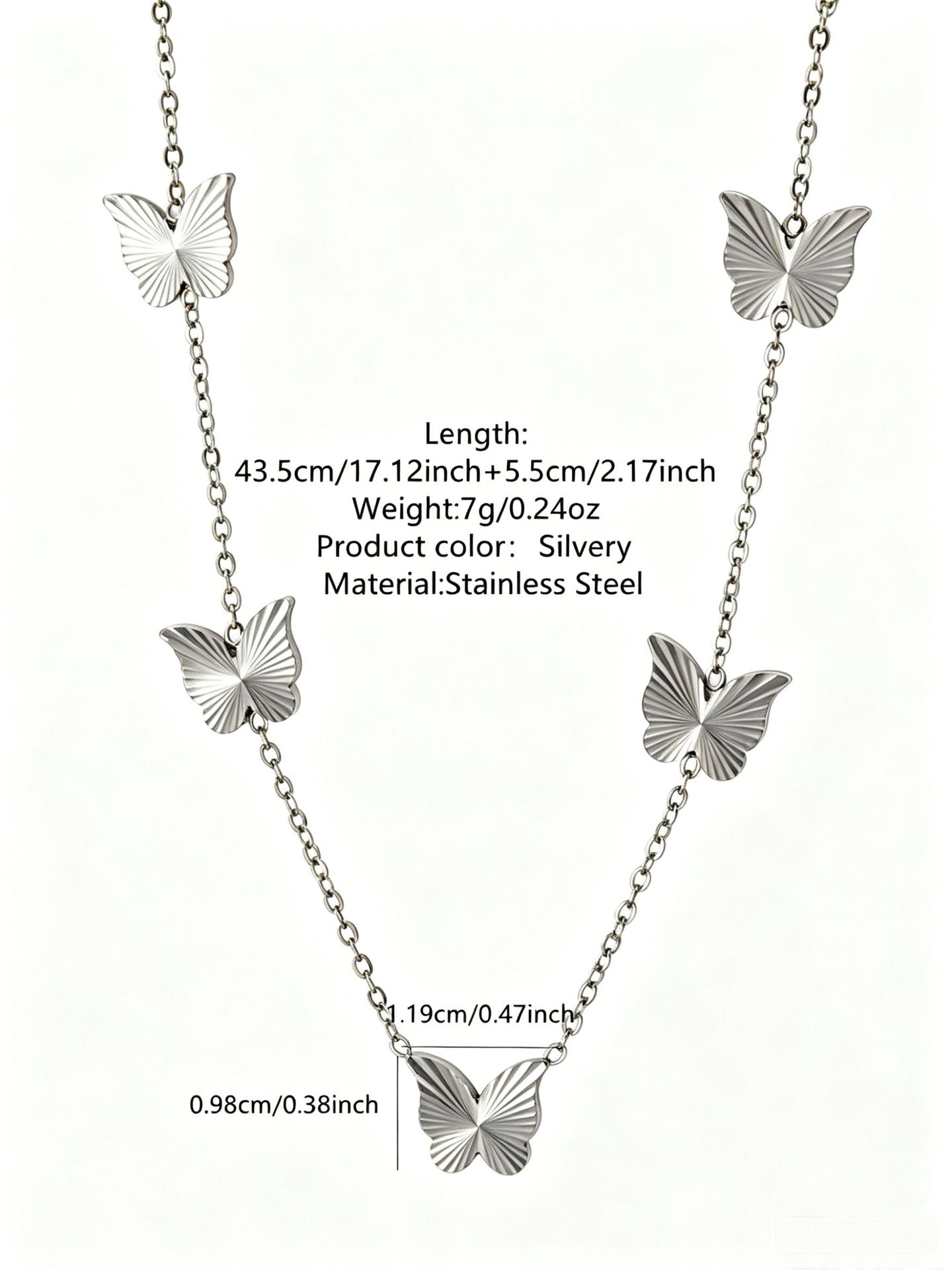 Wholesale Stainless Steel Butterfly Dragonfly Insect Jewelry Set Fashion Accessory Gift Boutique Resale