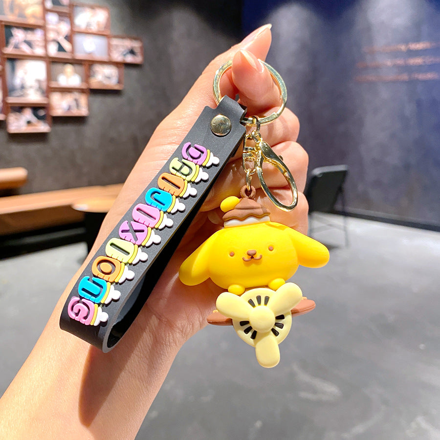 Wholesale Cartoon PVC Soft Glue Cute Keychain ACCVIP-KC-GongZ025