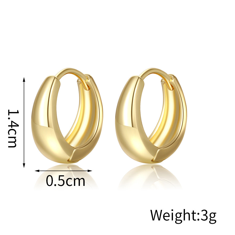 Wholesale round multi-piece earrings