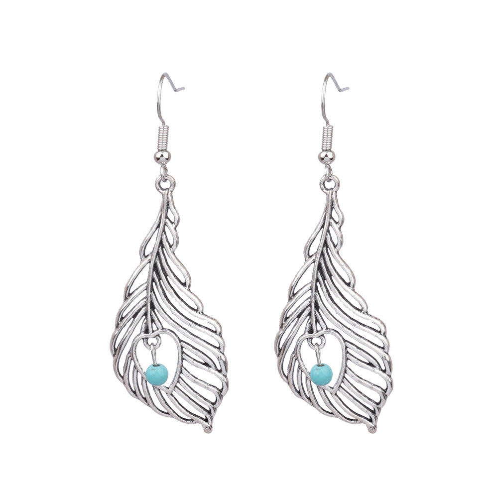 Wholesale  Bohemian turquoise ear jewelry earrings