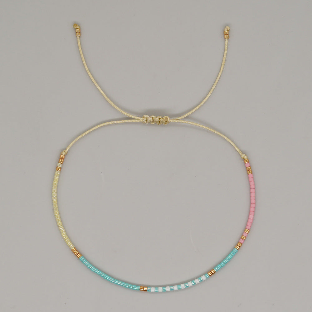 Bracelet en gros en cristal bracelet à la main