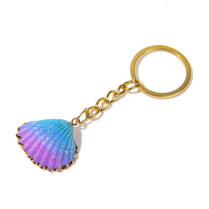 Wholesale Shell Golden Beach Keychain ACC-KC-GEB001