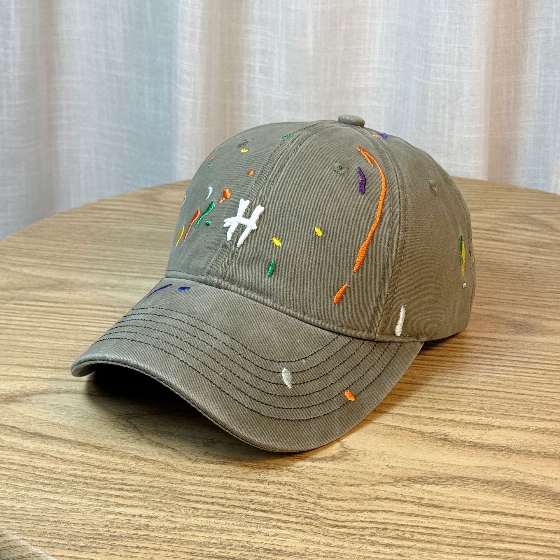 Wholesale Baseball Cap Breathable Summer Splash Ink Fashion Sunscreen Sun Hat