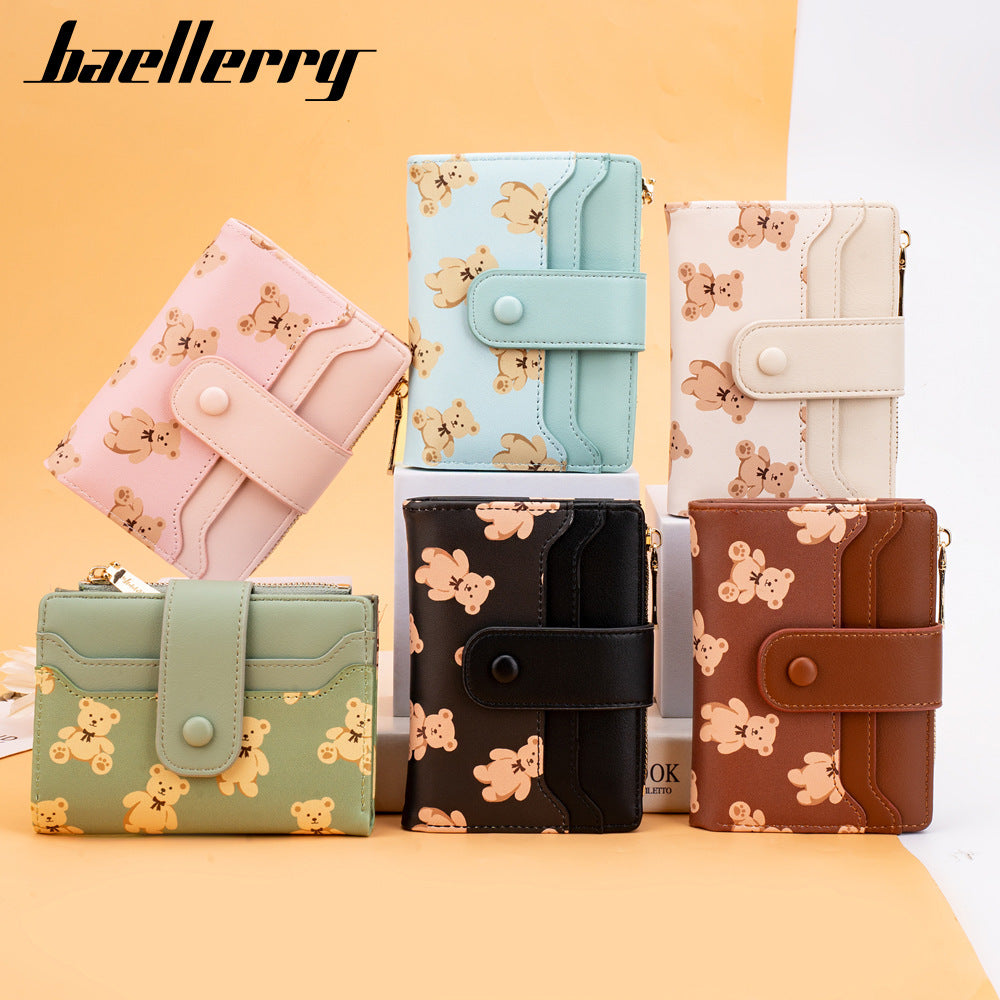 Wholesale  Short baellerry Cute Multi-card Wallet