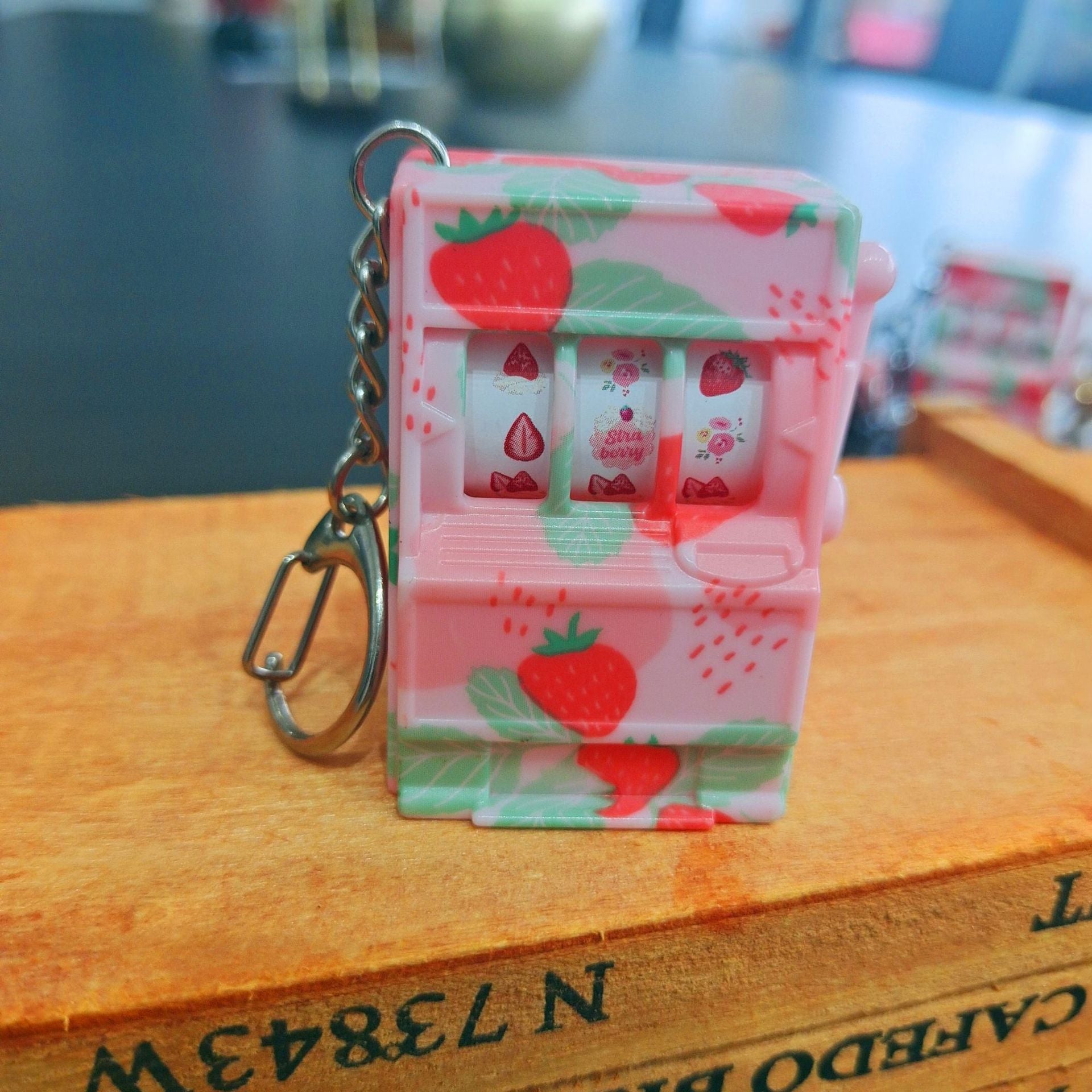 Wholesale Creative Mini Lottery Machine Game Keychains ACC-KC-Lans002