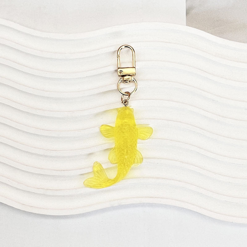 Wholesale Small Goldfish Resin Creative Keychains