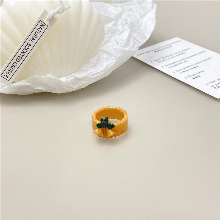 Wholesale Christmas Tree Christmas Gifts Christmas Resin Rings ACC-RS-Weiw002