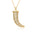 Wholesale Light luxury elegant anchor micro-inlaid real gold necklace