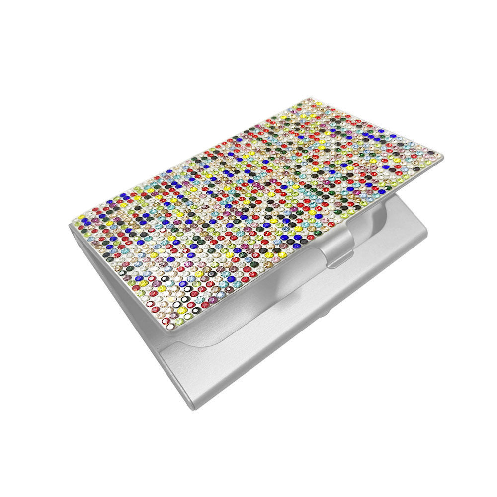 Wholesale Metal Rhinestone Business Card Holder with Rhinestone Business Card Box ACC-BCB-ChiHai001