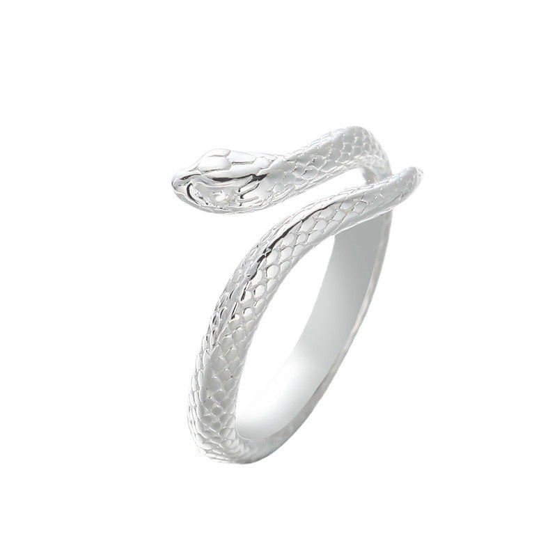 Wholesale  S925 silver snake ring  snake ring