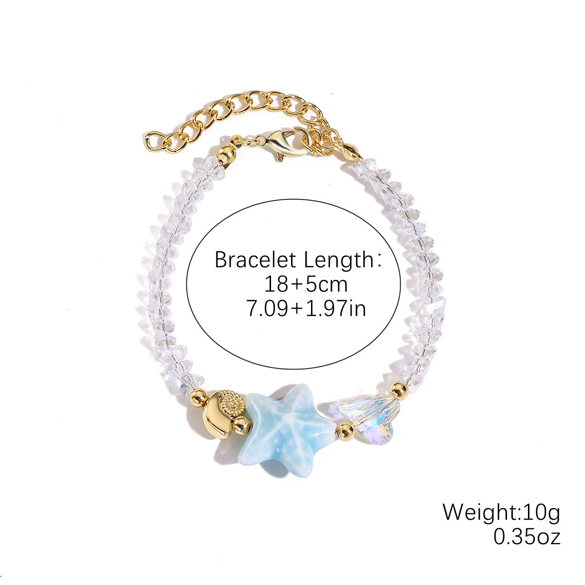 Wholesale Bohemian Ocean Style Woven Ceramic Bracelet With Shell Starfish Pendant Women S Jewelry Accessory For Travel Souvenir And Boutique Resale