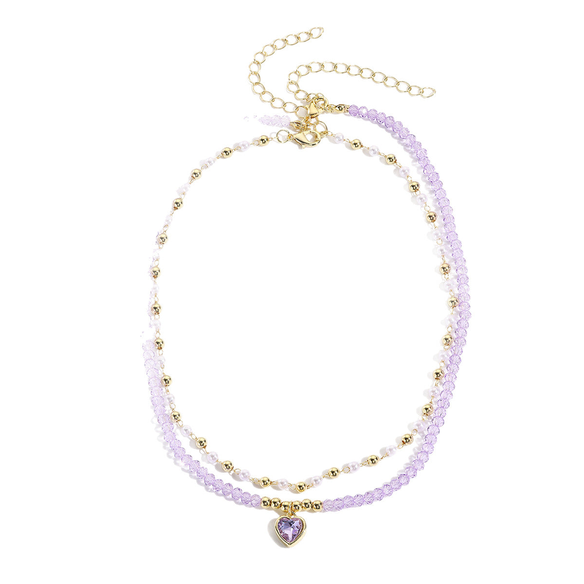 Wholesale Freshwater pearl necklace light luxury handmade beaded necklace for women