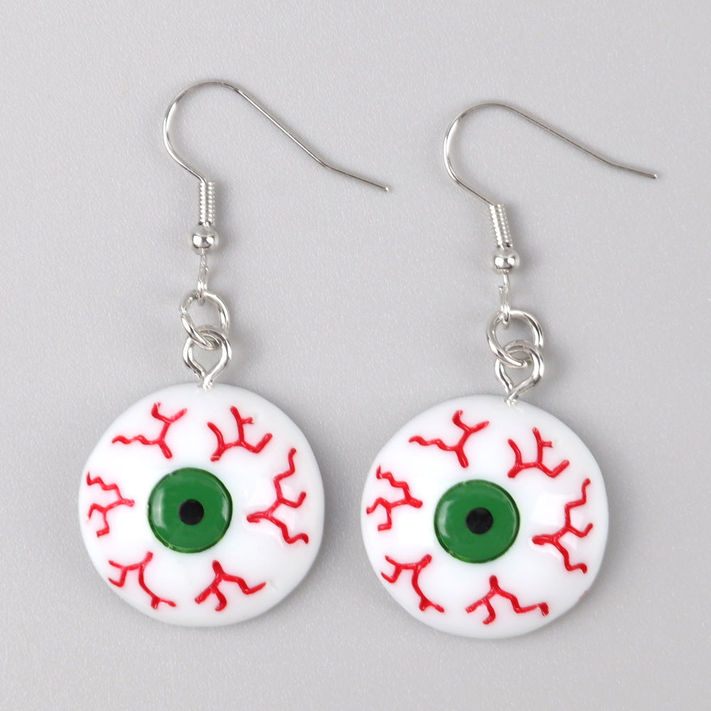 Wholesale  Ghost   Carnival Night Ghost Ghost Head Doll Blood  Earrings