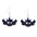 Wholesale Halloween Themed Earrings Funny Ghost Pumpkin Bat  Acrylic Earrings