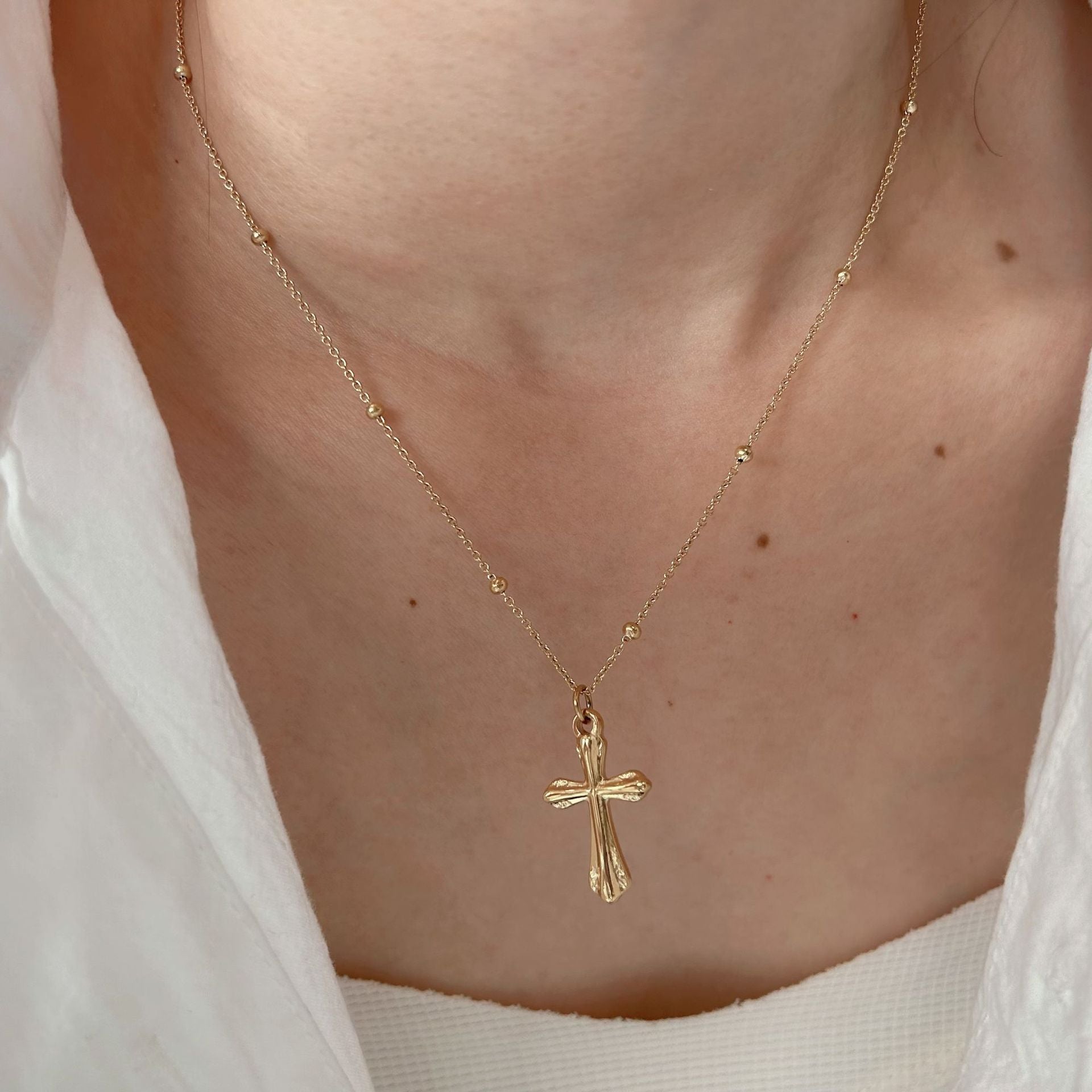 Wholesale  retro cross stainless steel pendant necklace