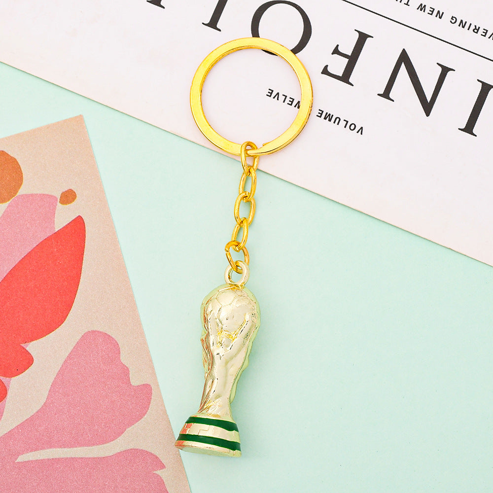 Wholesale World Cup Trophy Zinc Alloy Keychain