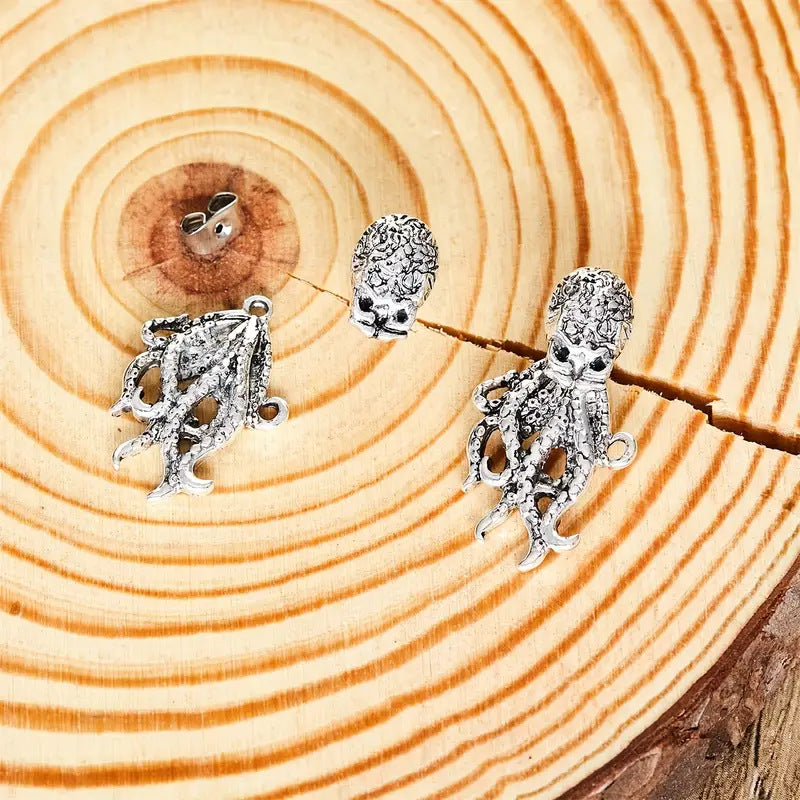 Wholesale Retro Octopus Wearable Exaggerated Animal Earrings