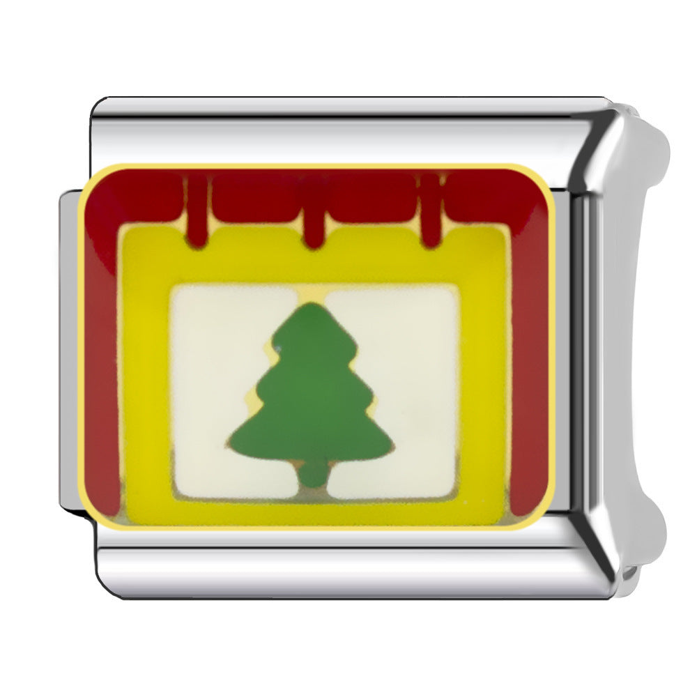 Wholesale Italian Charm Bracelet 9mm DIY  Christmas   Creative Stainless Steel Composable Bracelet