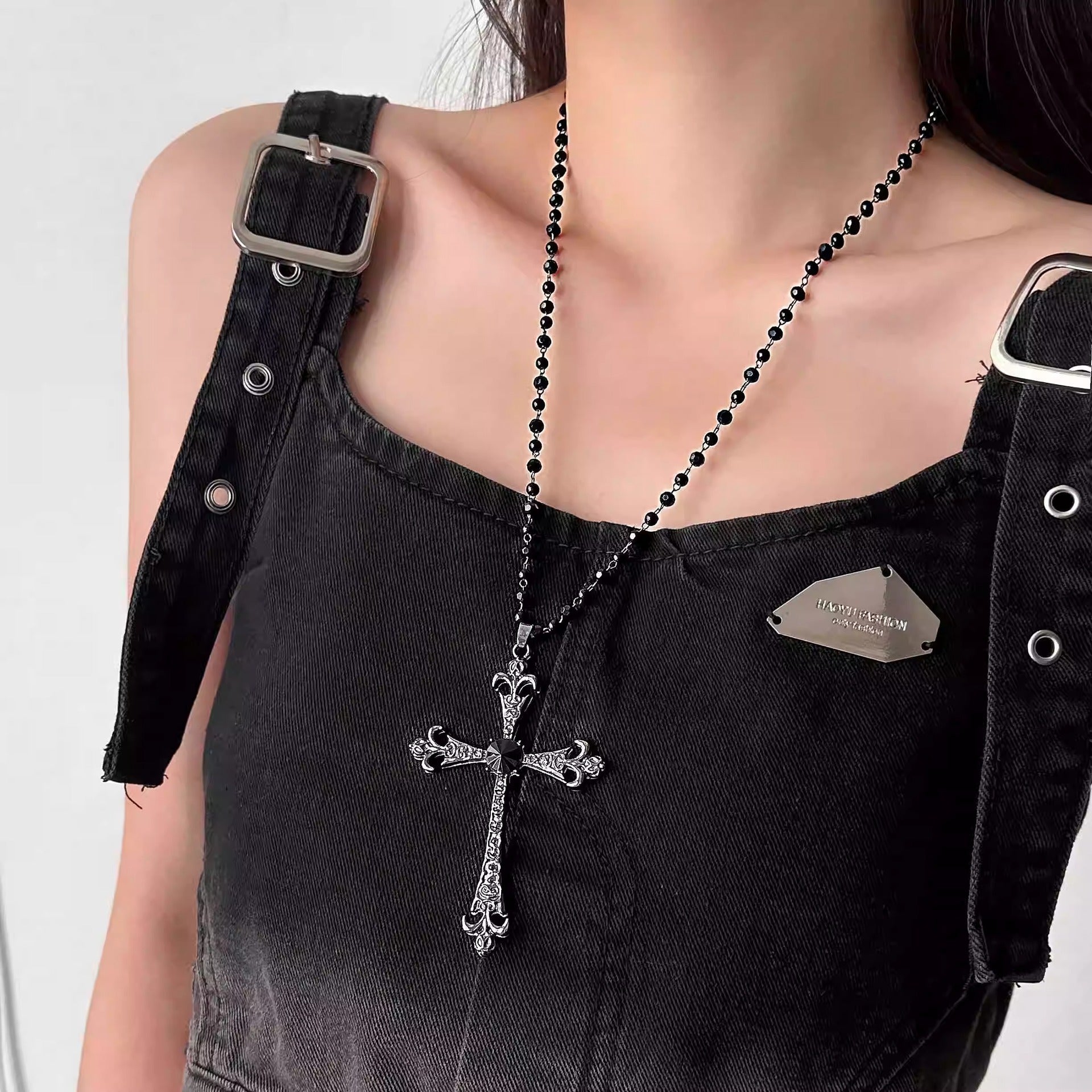Wholesale Cross  Long Necklace  Chain Accessories