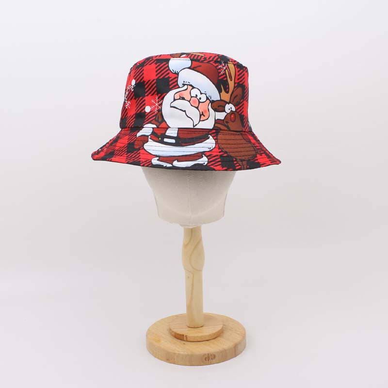 Wholesale Christmas Elements Double-sided Bucket Hat ACC-HT-Wenh001