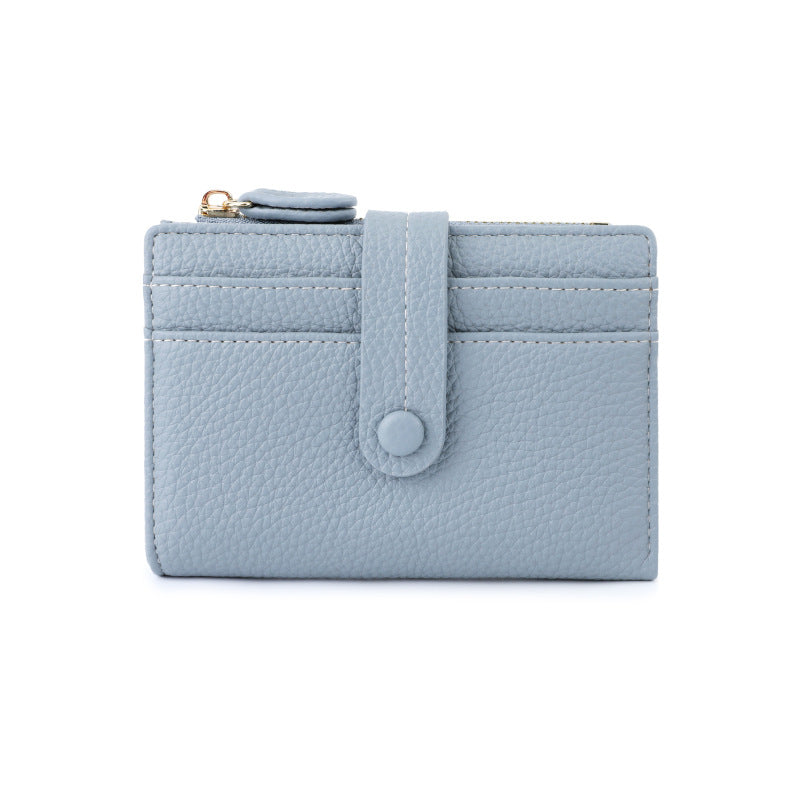 Wholesale Multi-card Slot Short Lychee Pattern Clutch Wallet ACC-WT-Tailian005