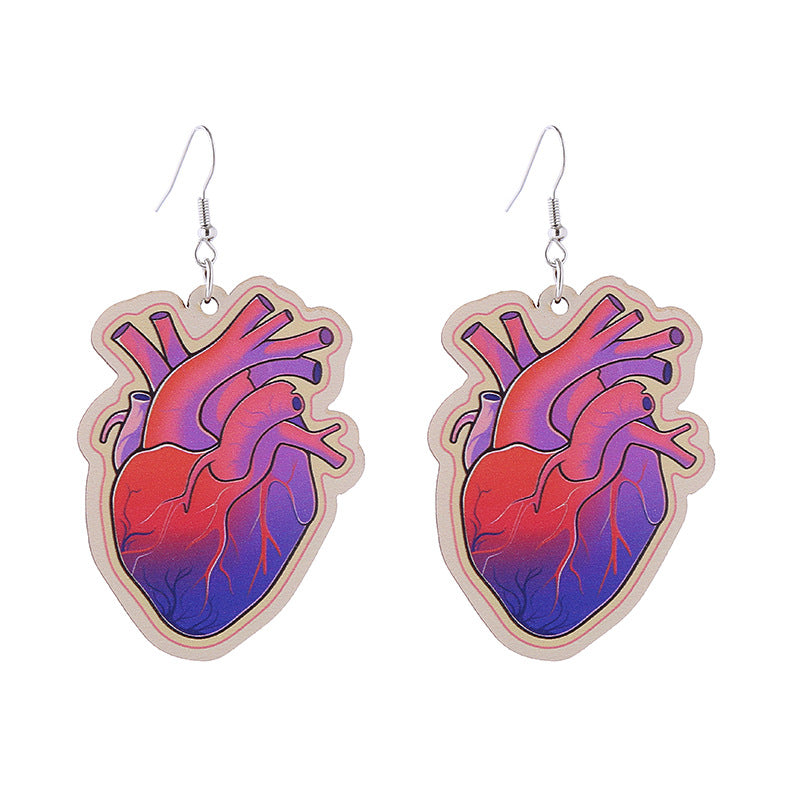 Wholesale Valentine's Day Pink Series Love Hot Air Balloon Earrings ACC-ES-ChouT001