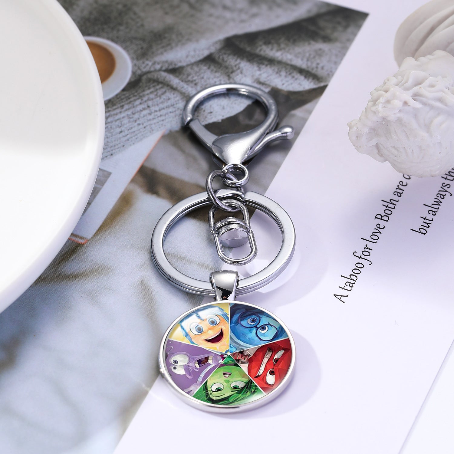 Wholesale Cartoon Cute Silver Keychains ACC-KC-XiangLian002