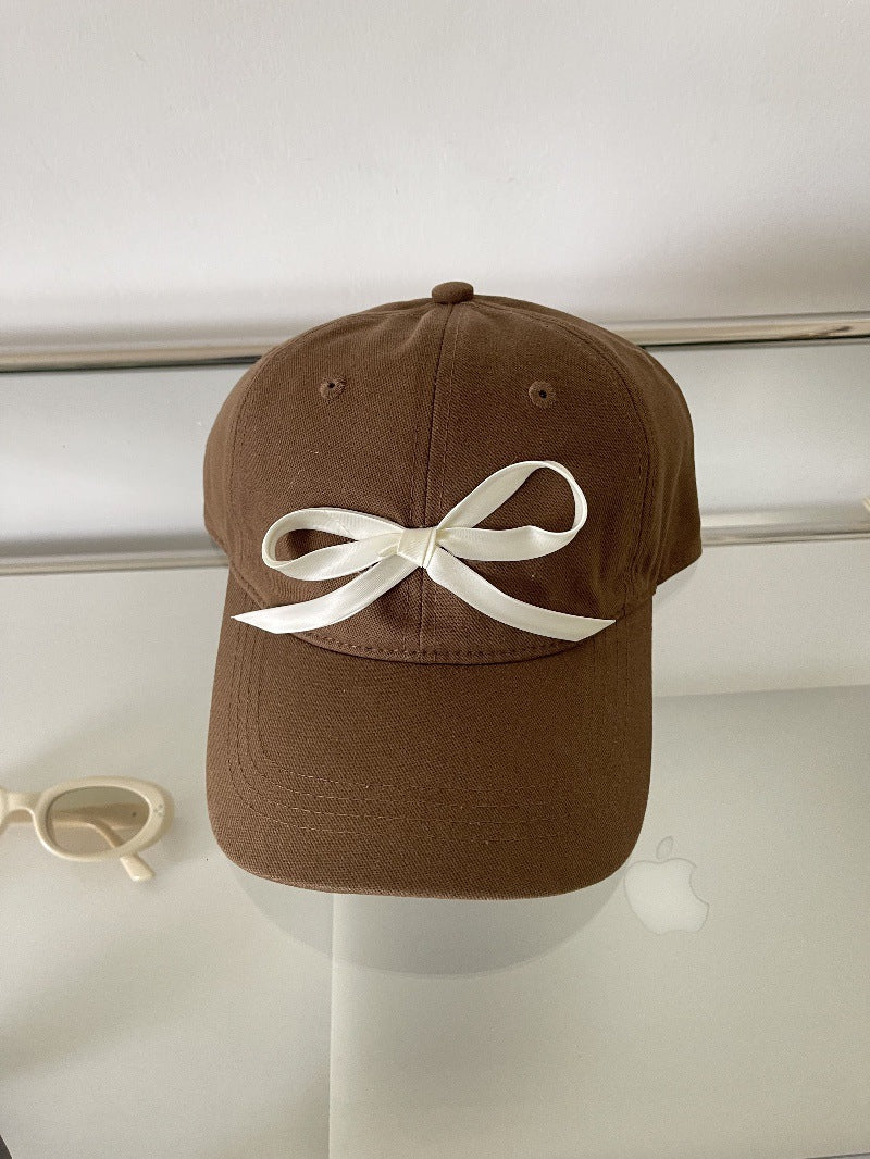 Wholesale ribbon tie bow fabric baseball cap ACC-HT-ZhiRou003