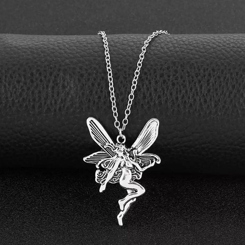 Wholesale  retro metal Angel insect clavicle chain