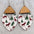 Wholesale Christmas Elk Gnome Dwarf Splicing Wooden Earrings