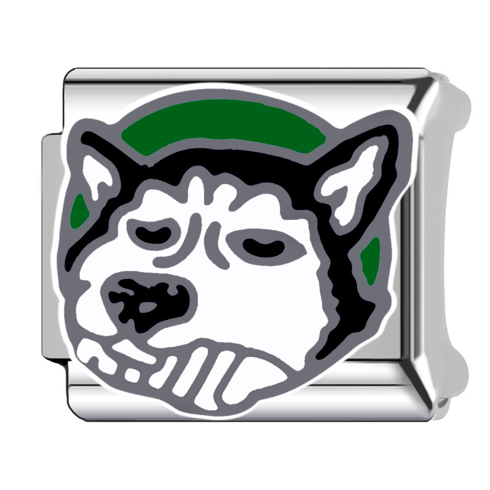 Wholesale  Italian Charm Bracelet 9mm DIY pet dogs Creative Stainless Steel Composable Bracelet